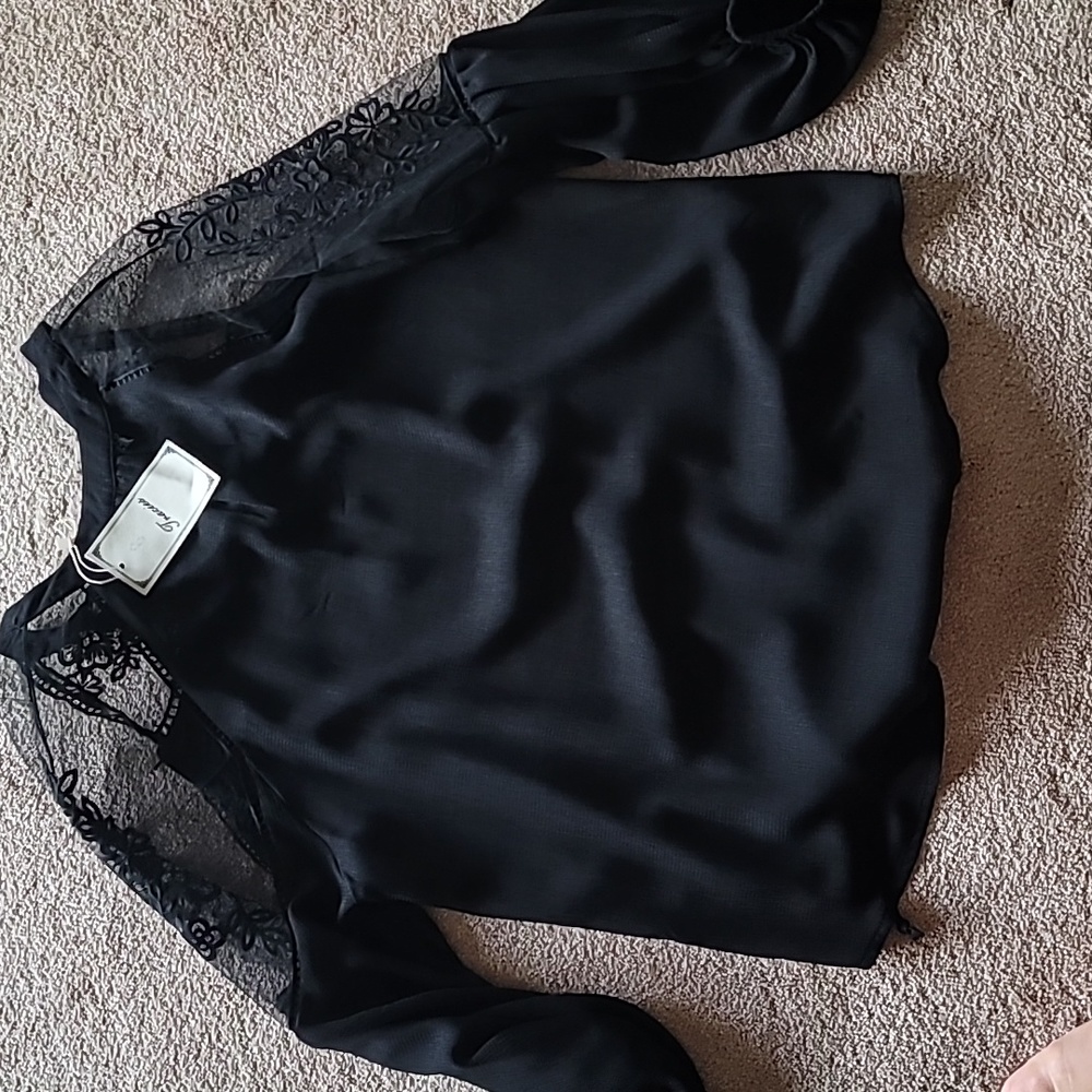 Black dress top